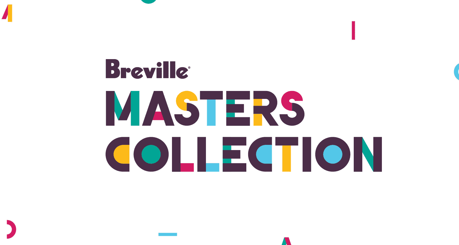 Photograph of the Breville Masters Collection logo design, representing the brand identity, set against a neutral background.